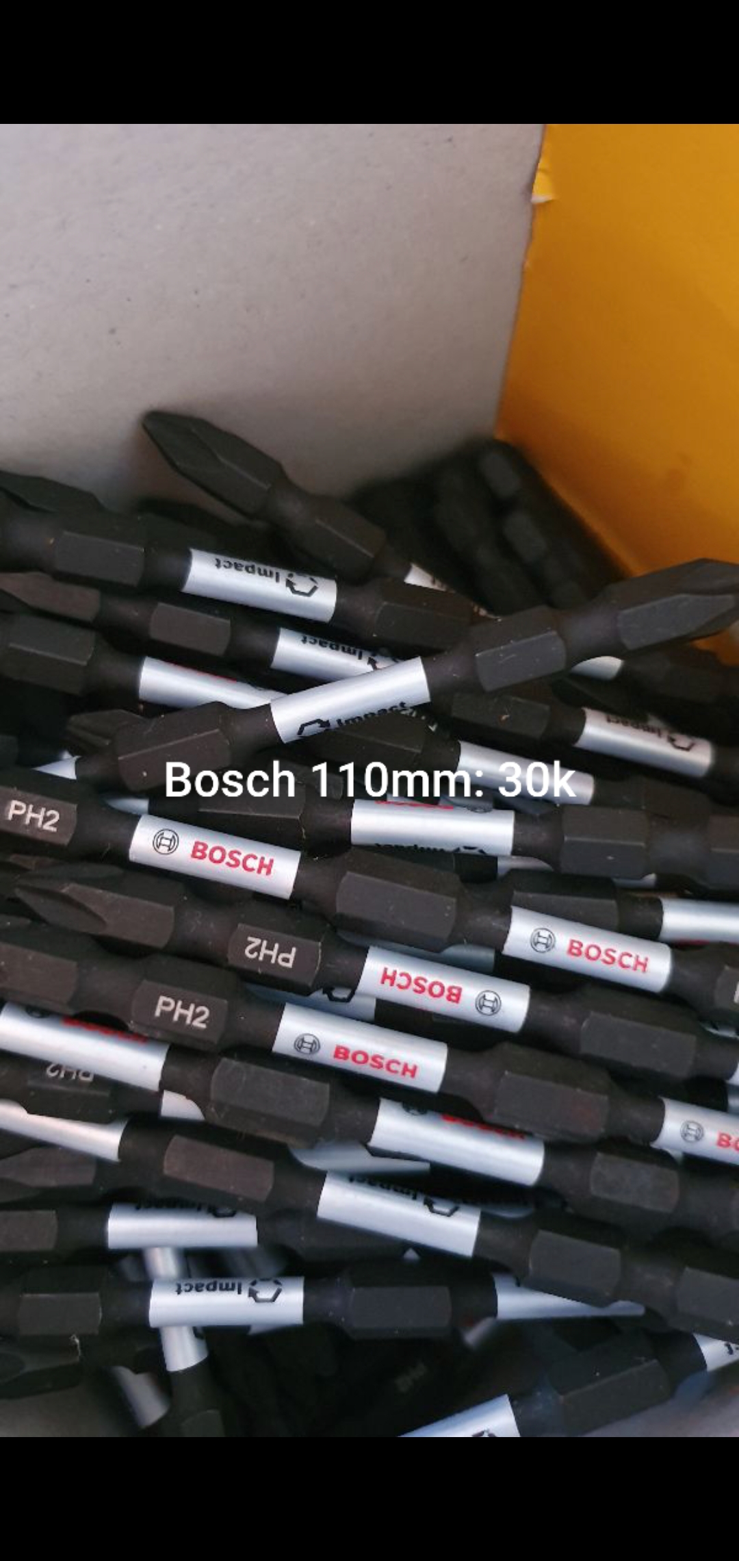 Mũi vít mỹ dài 11cm 2 đầu ph2