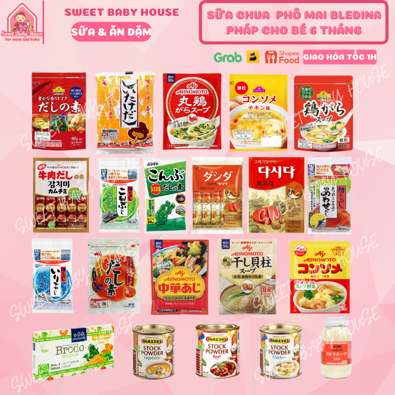 Hạt nêm hữu cơ nhật cho bé ăn dặm. date 2024 - sweet baby house