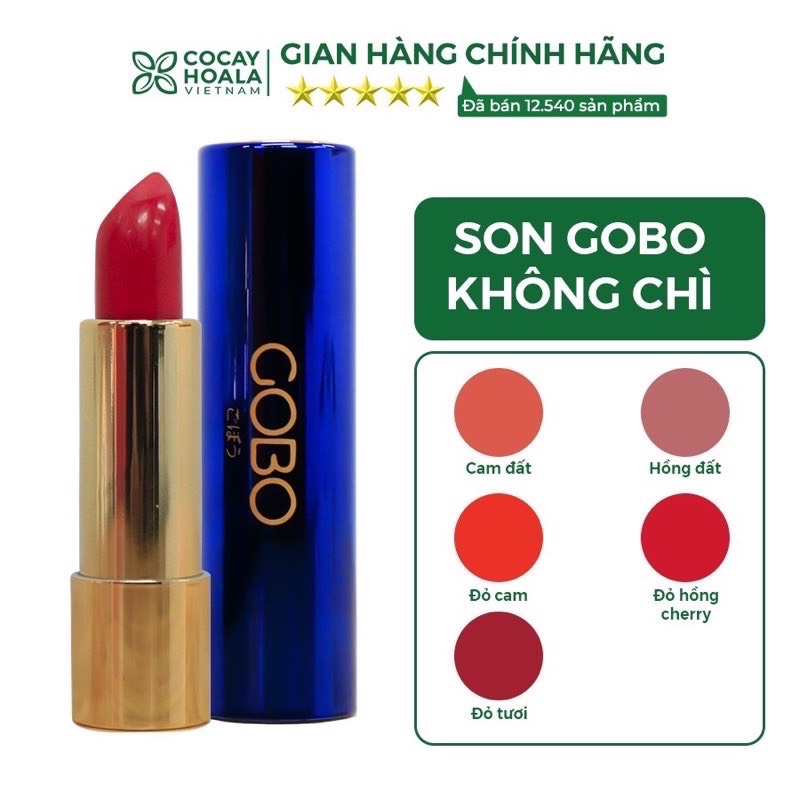 Son Thiên Nhiên Không Chì Gobo an toàn lành tính cho mẹ bầu, mẹ sau sinh, trẻ nhỏ - Cỏ Cây Hoa Lá 4,5g