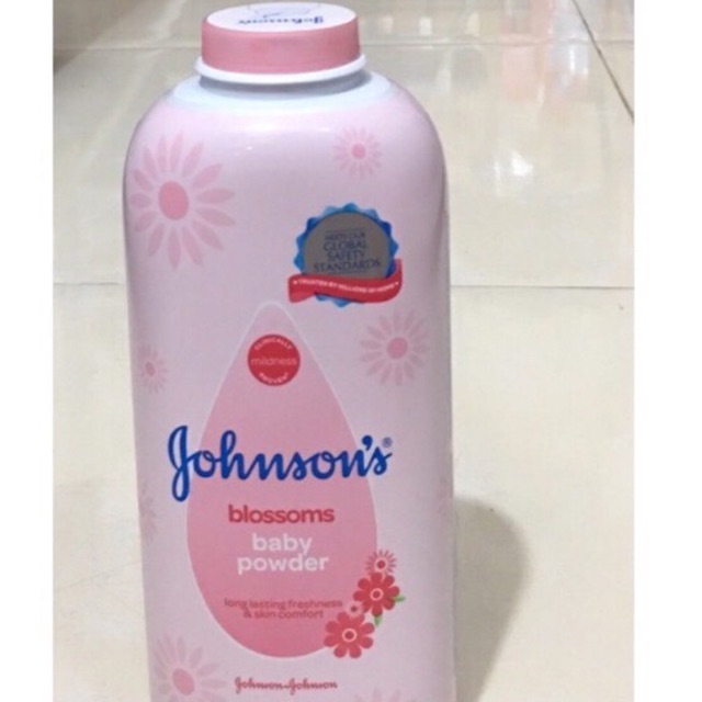 Phấn rôm hồng cho em bé johnson baby 400g