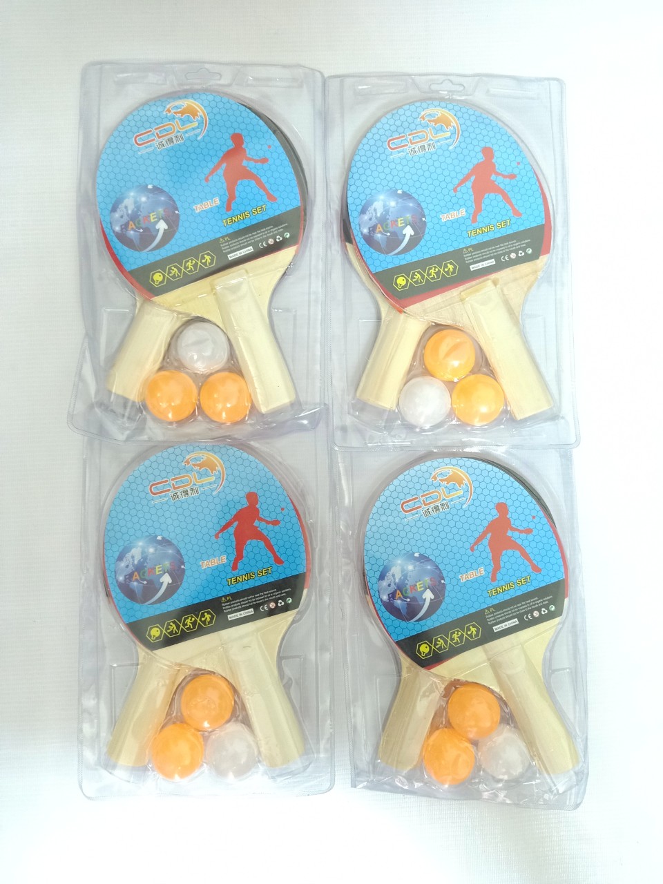 Vợt Bóng Bàn Rẻ Cặp Tặng thêm bóng  Nặng 150g Linh Hoạt Cho Công Thủ.