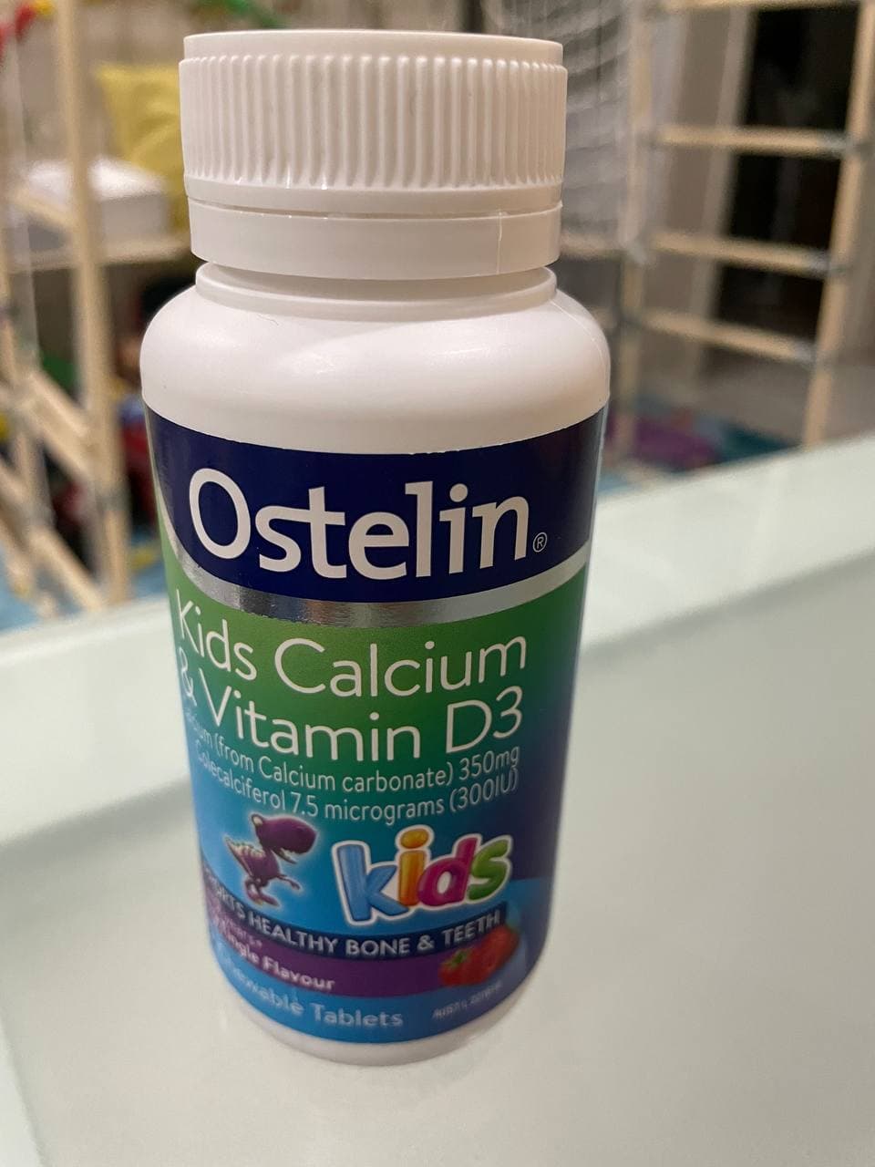 Viên nhai Ostelin Kids Calcium & Vitamin D3 cho bé 90 viên