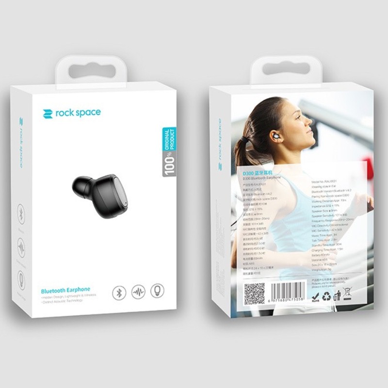 Tai nghe nhét tai không dây bluetooth RockSpace D300 Mini Design