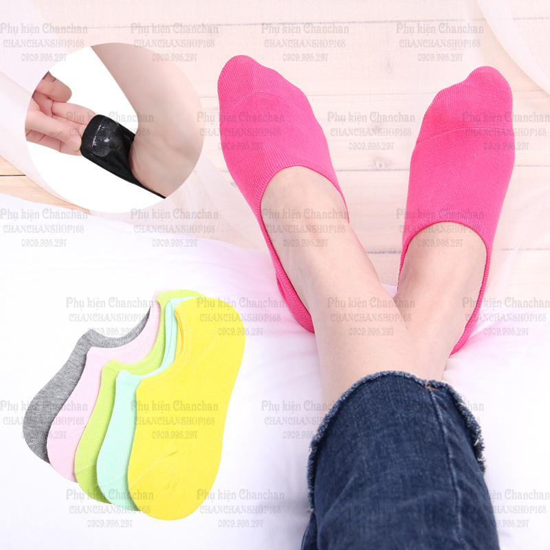 Vớ lười cotton trơn sz nữ - mua 3 giảm 4% / 6 giảm 8% / 10 giảm 12%