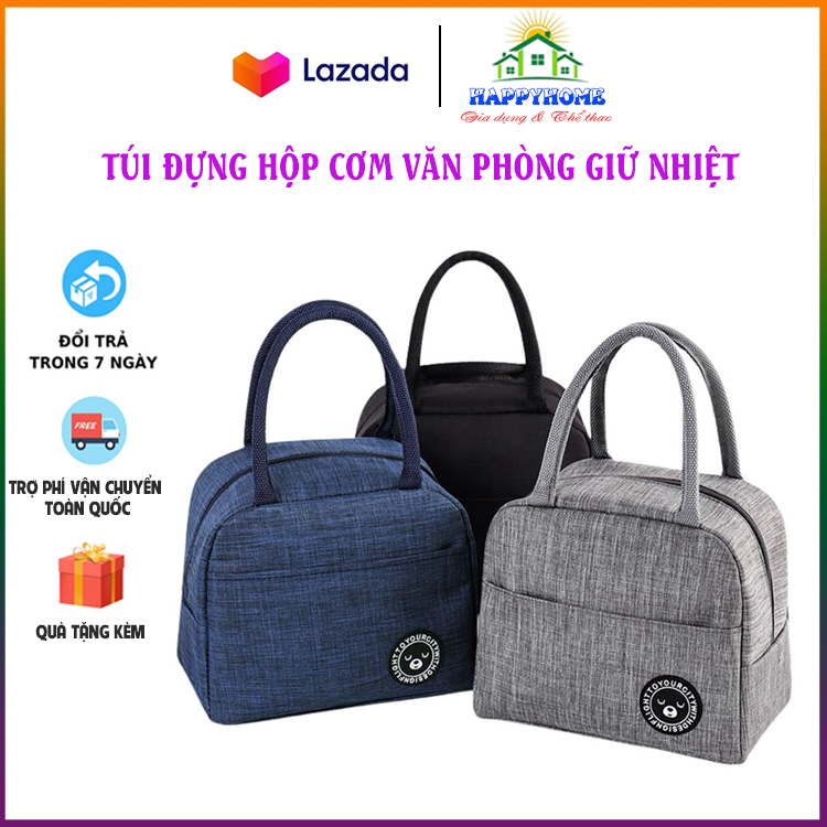 Túi Đựng Cơm Văn Phòng Giữ Nhiệt Nóng Lạnh Giúp Mang Đồ Ăn Gọn Gàng Tiện Dụng Có Quai Xách
