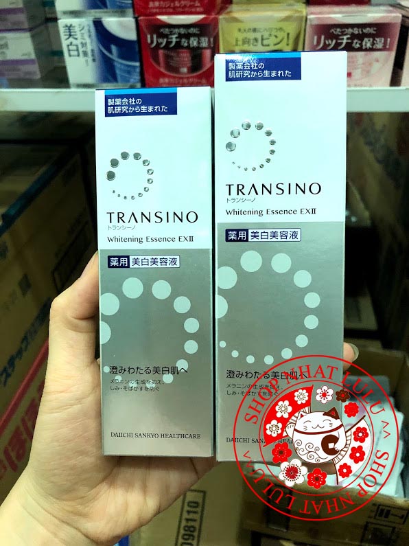 Mẫu Mới 2022 - Tinh chất Dưỡng Trắng Mờ Nám Transino Whitening Essence ExII 50g Nhật Bản