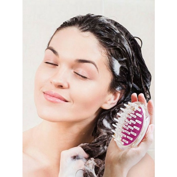 Lược Gội Đầu Massage Gai Silicon