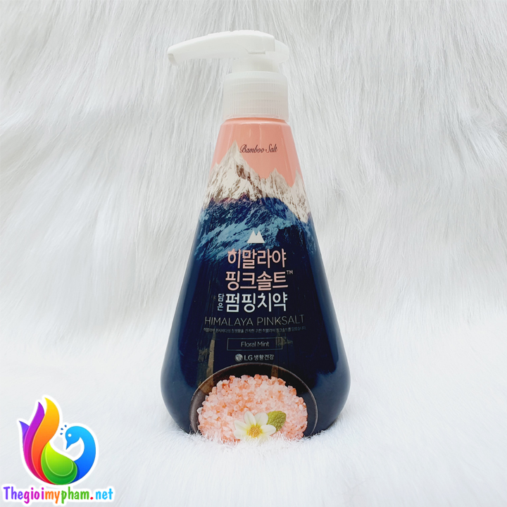 Kem Đánh Răng Pumping Muối Hồng Himalaya Hoa Bạc Hà 285g