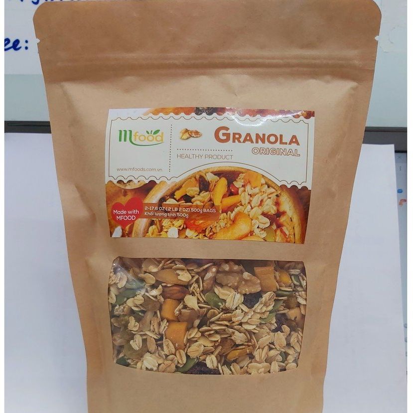[HCM]Ngũ Cốc  Granola Túi Giấy 500g Thương Hiệu Mfood