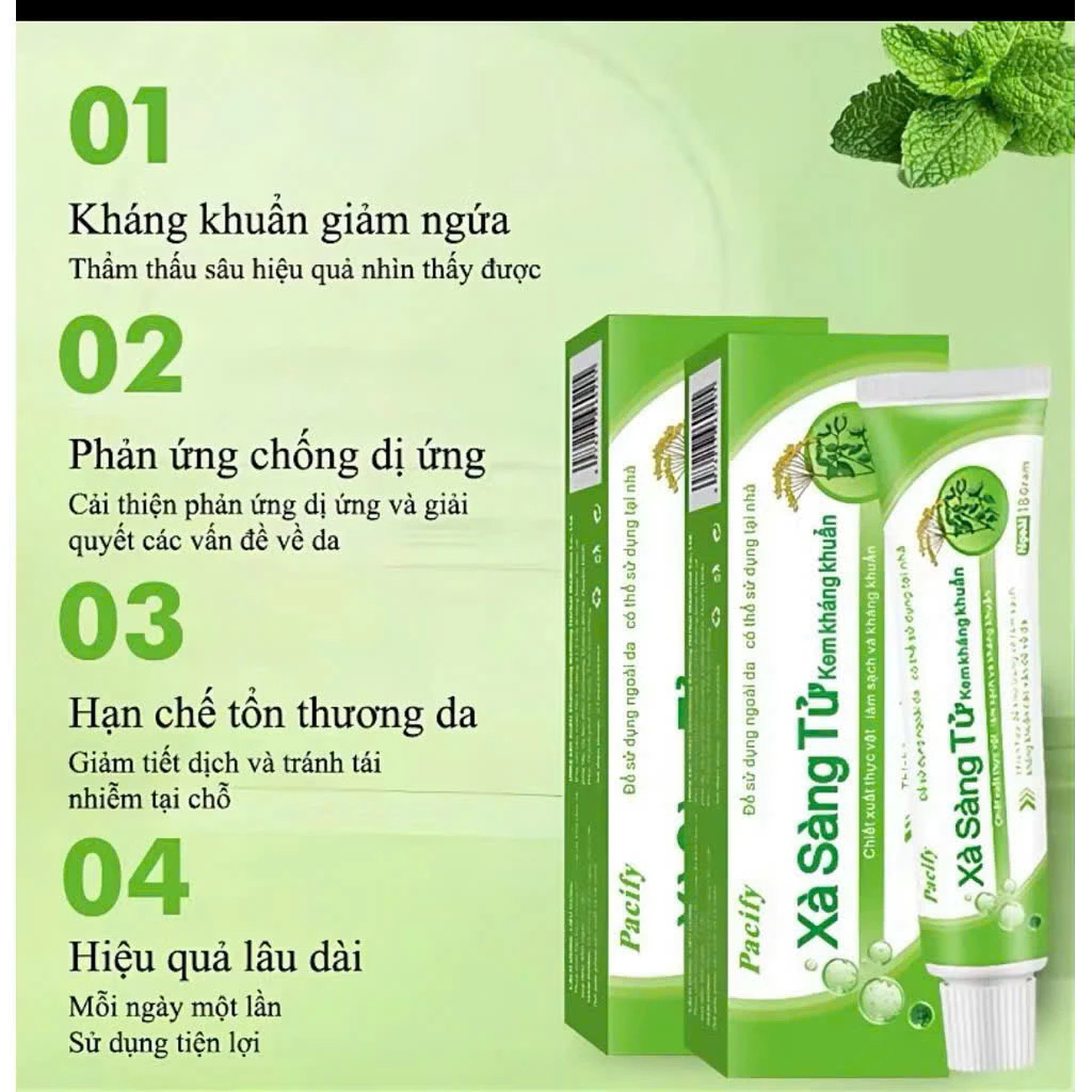 Kem dưỡng da XÀ SÀNG TỬ – Hỗ trợ giảm ngứa, làm dịu viêm da, thích hợp cho da dễ kích ứng, nấm, vảy nến, hắc lào lang ben