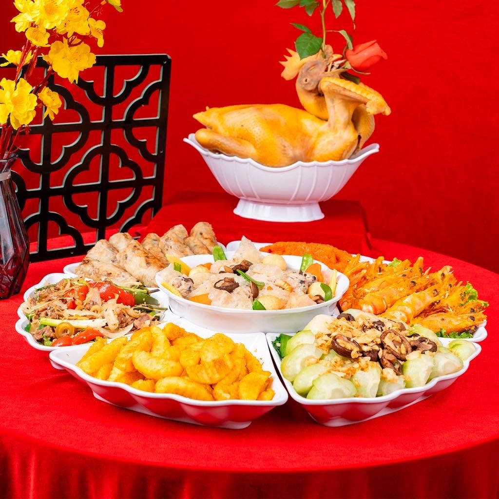 Bát đĩa thắp hương thờ cúng gia tiên. Bộ bát đĩa hoa mặt trời nhựa Song Long 50cm