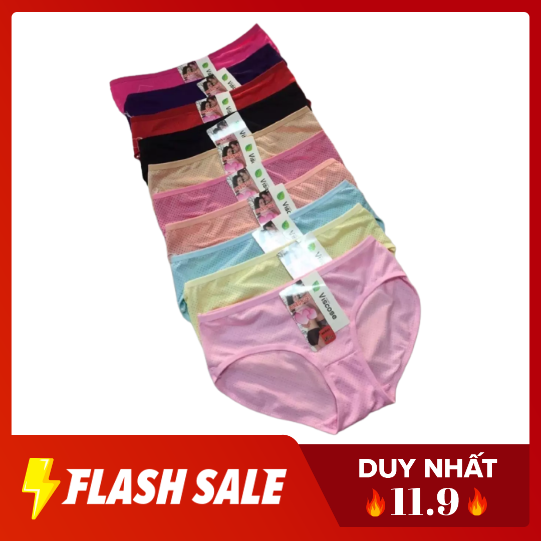 [Hoàn tiền 20%] SÉT 10 Quần Lót Nữ Thông Hơi Hàng Thái Lan Cho Người Từ 40-60kg