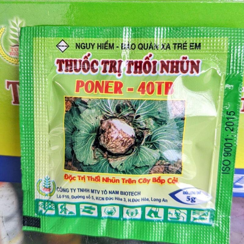 Thối nhũn bắp cải poner 40tb, thối nhũn súp lơ