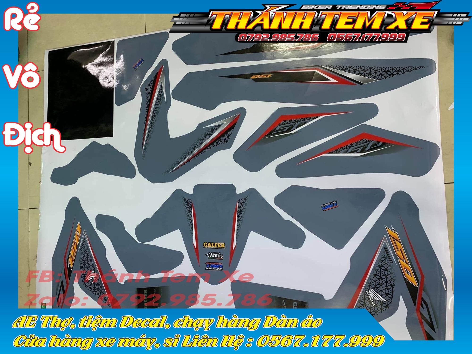 Tem trùm Winner V1 xanh xi măng