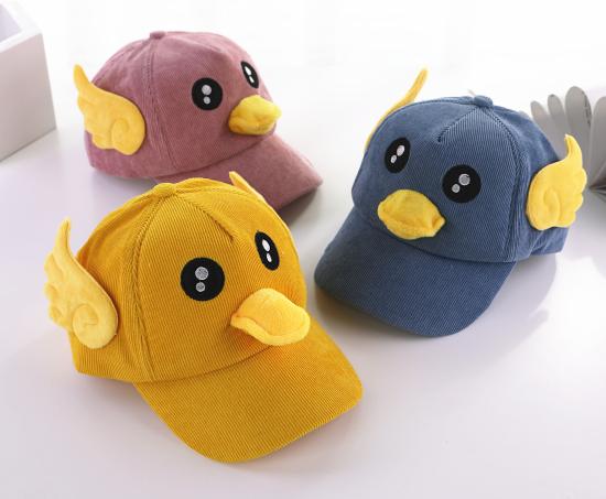 Mũ lưỡi trai hình con vịt cho bé trai và bé gái từ 2-8 Tuổi, Nón kết Trẻ Em Hình Vịt Con Có Tiếng Vịt Kêu