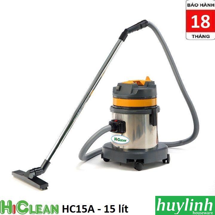 Máy hút bụi công nghiệp hiclean hc15a - 15 lít
