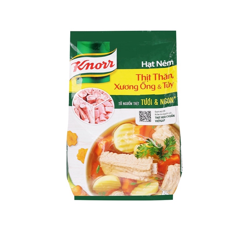 KNORR HẠT NÊM TỪ THỊT VÀ XƯƠNG 1.8KG 1,8 kg GÓI LỚN BIG SIZE date luôn mới