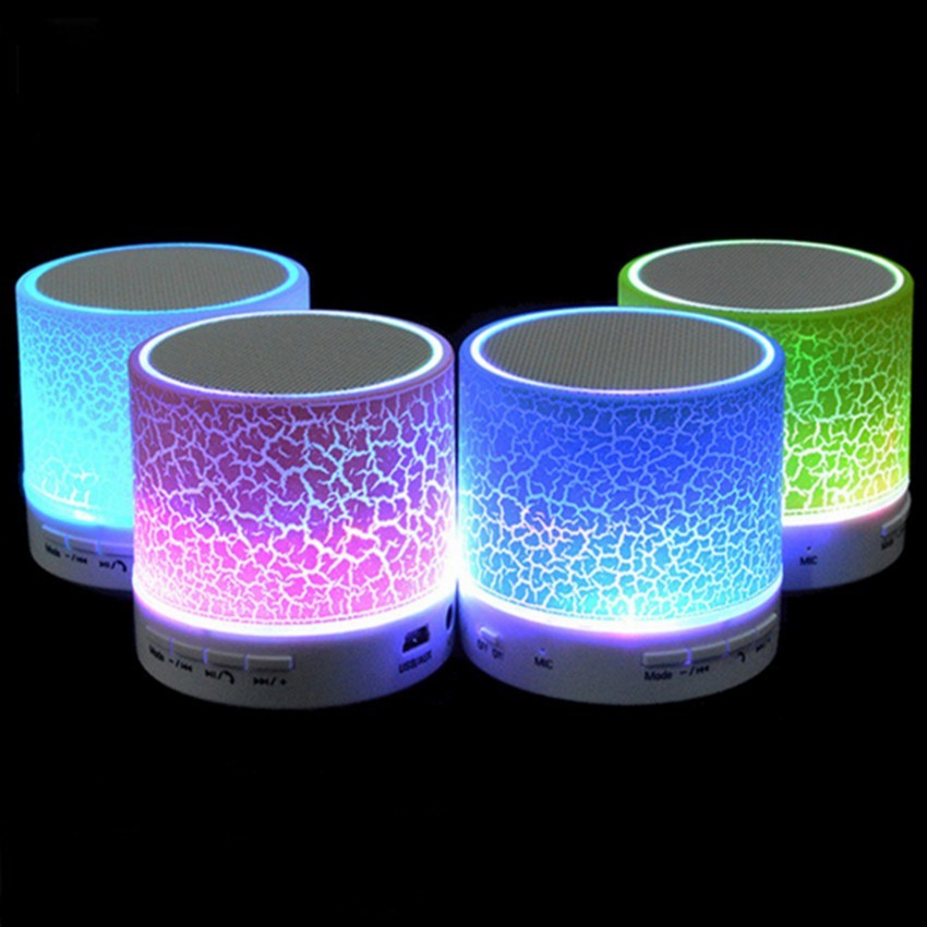 Loa bluetooth mini di động cầm tay,loa mini có led nháy theo nhạc, âm thanh hay