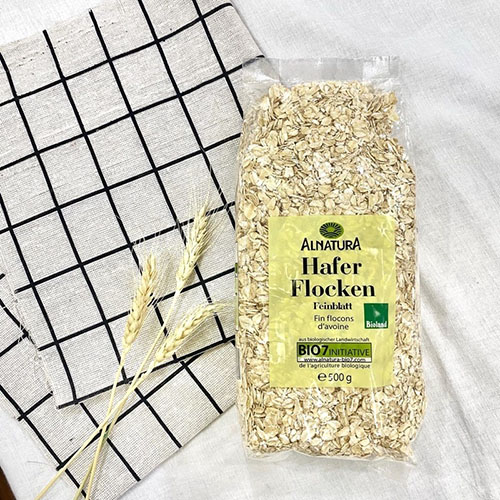 Yến mạch giảm cân Cán Dẹt & Cán Vỡ Hafer Flocken 500gram