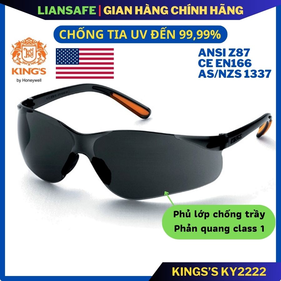 Kính bảo hộ Kings KY2222 | Mắt kính râm chống tia UV, chống bụi, kính đi xe máy, mắt kính mát