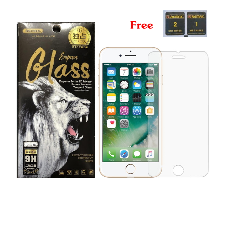 Kính Cường Lực iphone Remax 9H Siêu Cứng, SIêu Mỏng 0.1mm, Miếng dán màn hình iphone 6/7/8plus/X/Xsmax/11/12 Promax