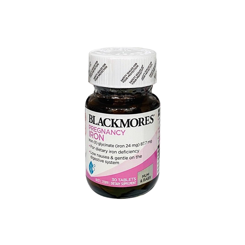 Blackmores Viên sắt cho bà bầu Pregnancy Iron 30 viên