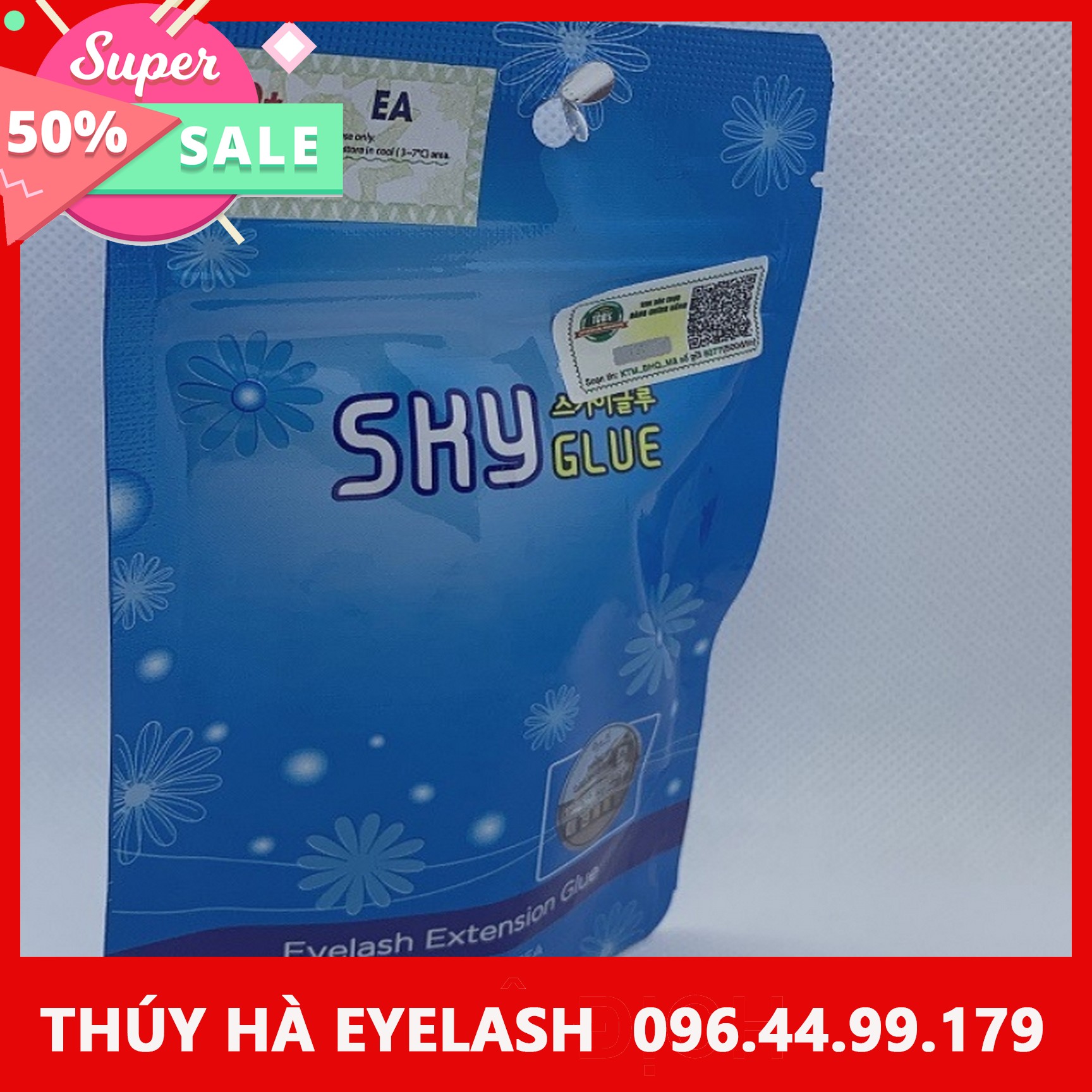 Keo nối mi sky D+_keo nối mi_dụng cụ nối mi_mi khay_mi fan_uốn mi_kho sỉ mi_THÚY HÀ