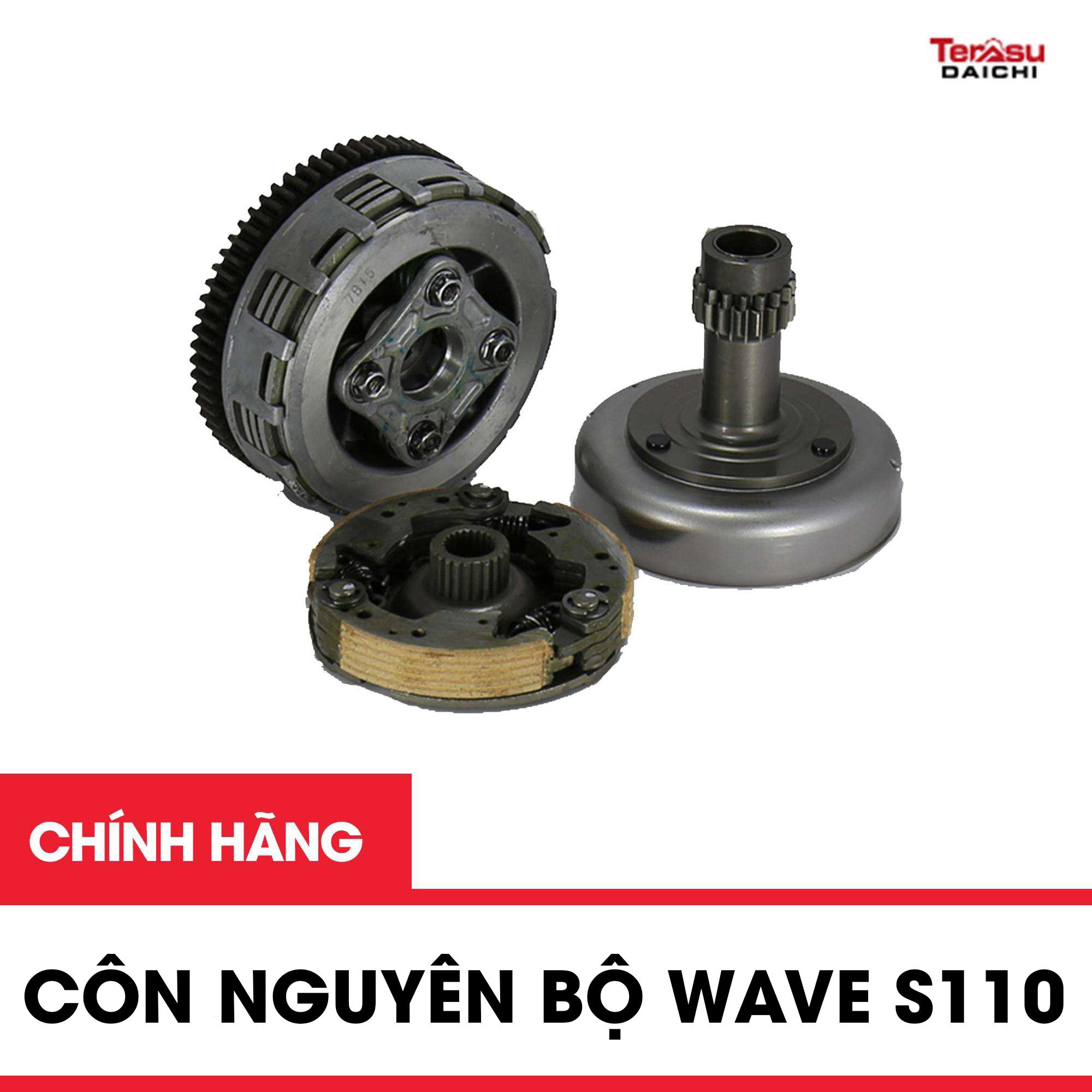 Bộ côn nguyên bộ dành cho xe máy Wave S110 chính hiệu Daichi đi bốc như zin theo xe nhập khẩu từ nhà sản xuất F.C.C Thượng Hải phân phối côn cho Honda - Daichi.vn