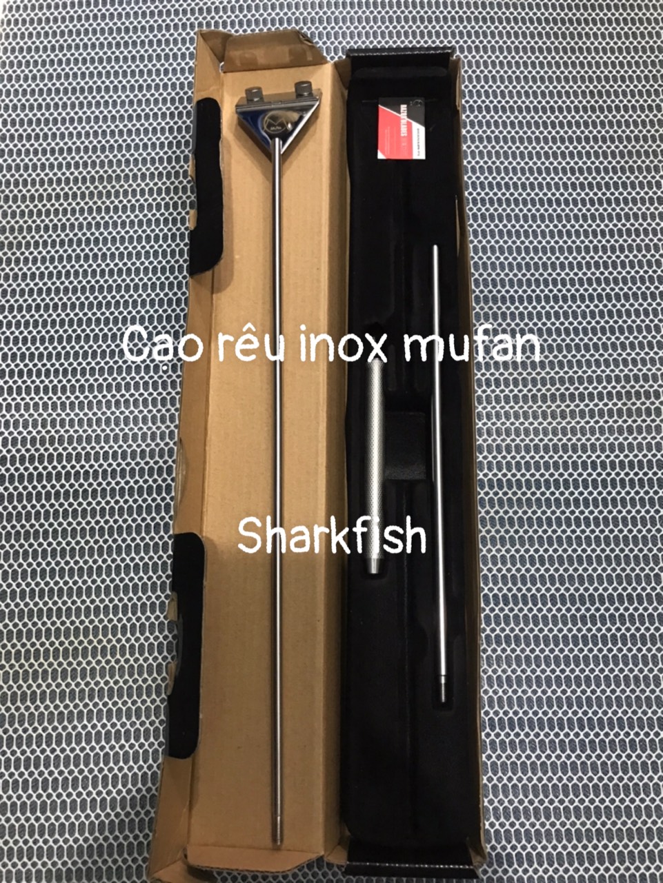Cạo rêu thành hồ cá mufan,dụng cụ vệ sinh thành hồ dao cạo rêu inox mufan