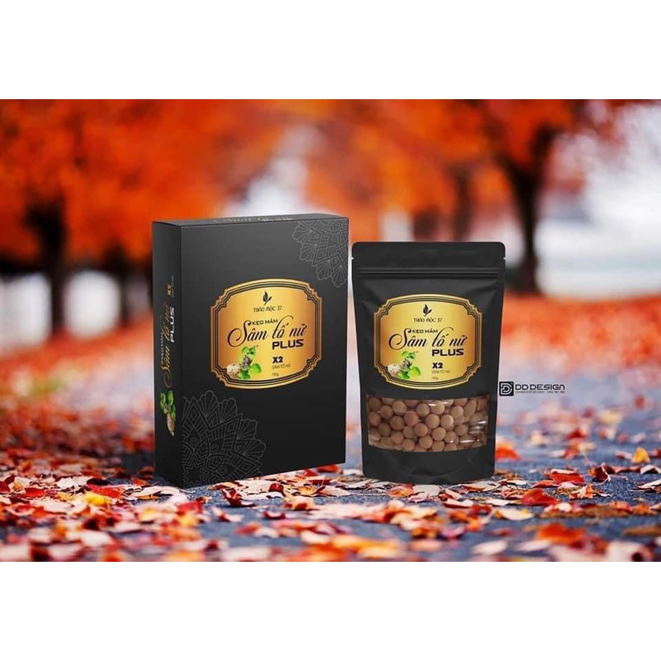 Kẹo mầm Sâm tố nữ X2 Plus Tăng vòng 1 gấp 40 lần mầm đậu nành thông thường