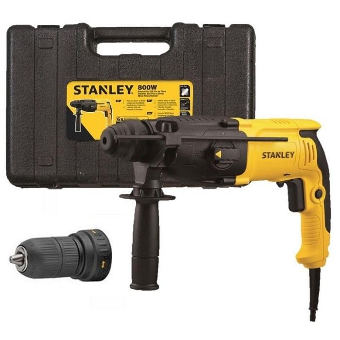 Máy khoan búa stanley shr264ka-b1 800w