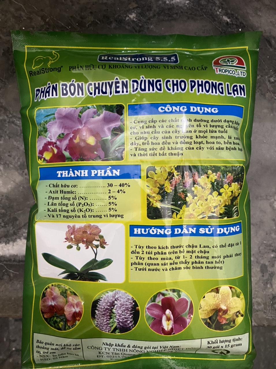 Phân tan chậm chuyên dùng cho phong lan
