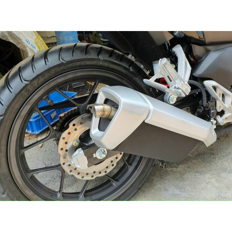 Chụp inox đuôi pô winner x