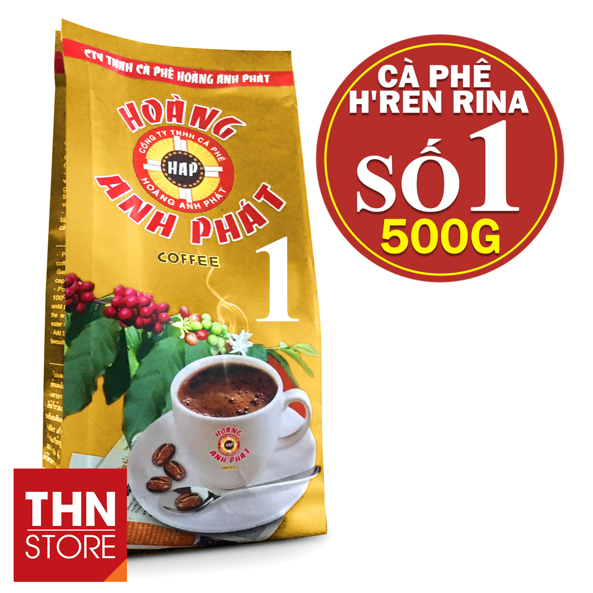 Cà Phê Pha Phin Thơm Ngon Hoàng Anh Phát H’REN RINA Số 1 Gói 500g