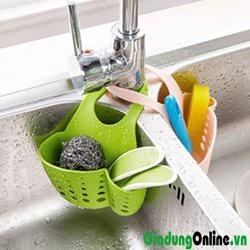 Combo 2 giỏ silicol đựng lưới rửa bát và xà bông tiện lơi