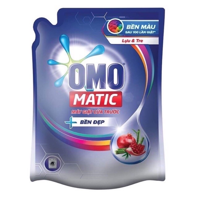 [HCM]Nước giặt OMO Matic cửa trước Bền Đẹp Lâu Thơm túi 3.6kg