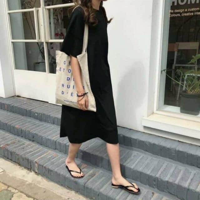Đầm Đen Suông Basic