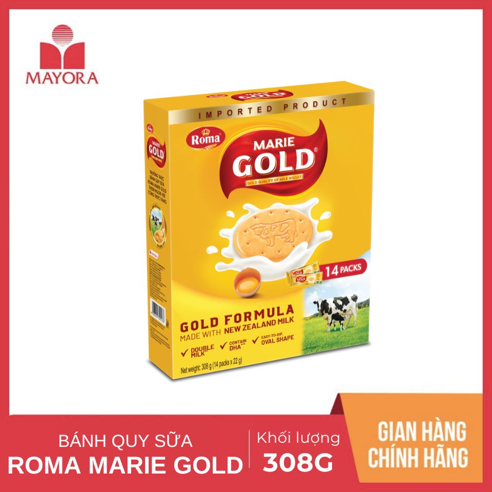 Bánh quy sữa marie gold 308g