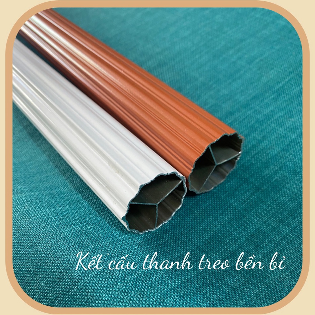 Thanh treo rèm cửa bằng nhôm không kèm phụ kiện