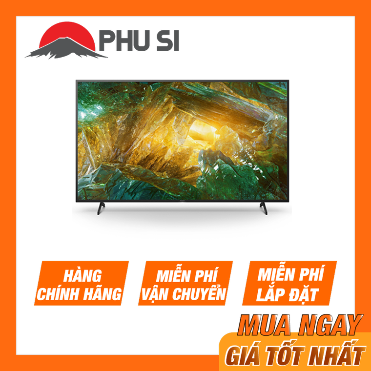 Android tivi sony 4k 75 inch kd-75x8050h
