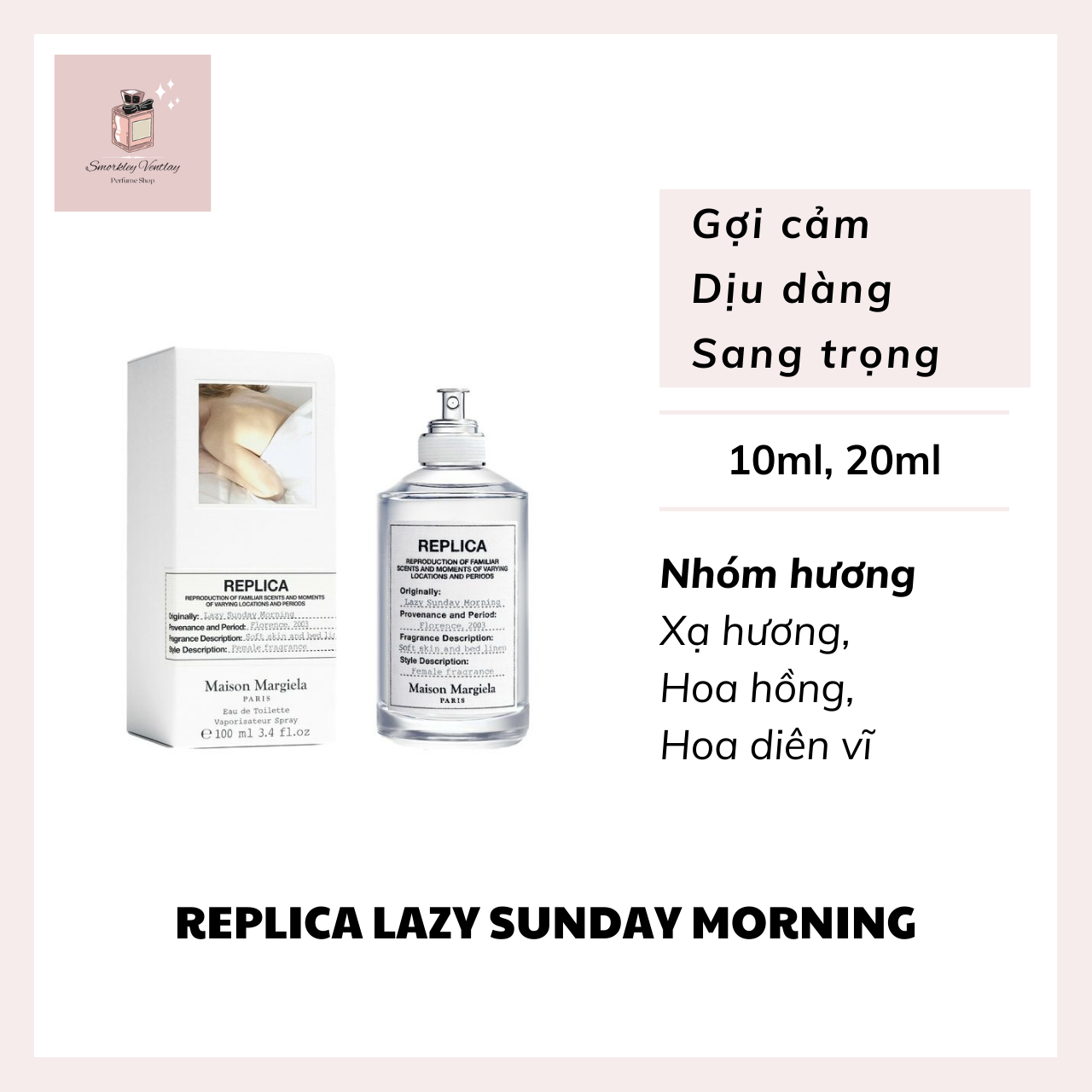 Nước hoa Replica Lazy Sunday Morning