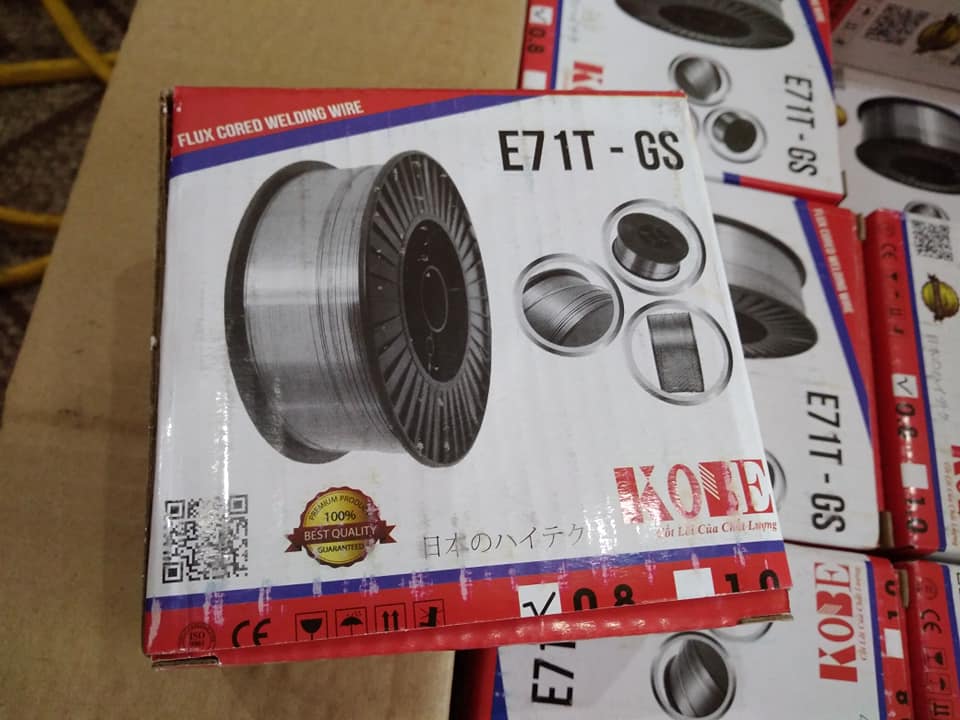 Dây hàn mig không dùng khí cuộn 5kg KOBE chính hãng