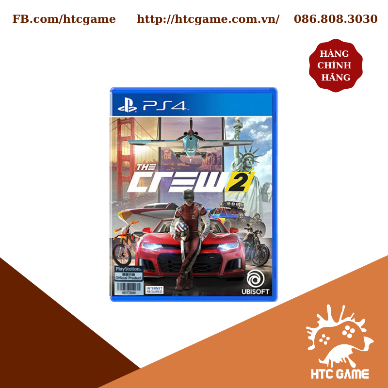 Đĩa game ps4 - the crew 2