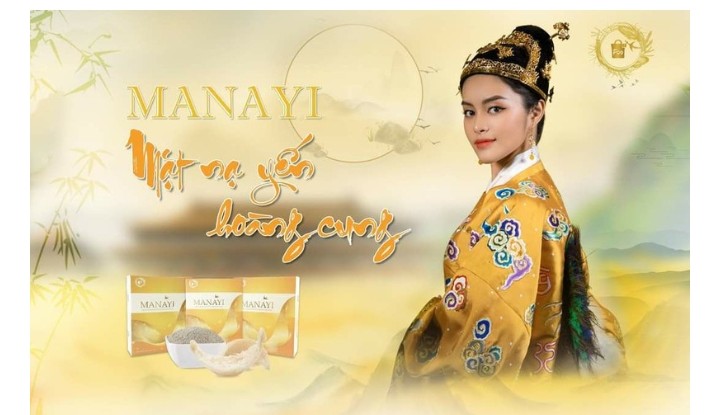 1 HỘP 5 GÓI - Mặt nạ bùn khoáng - Yến Hoàng Cung Manayi