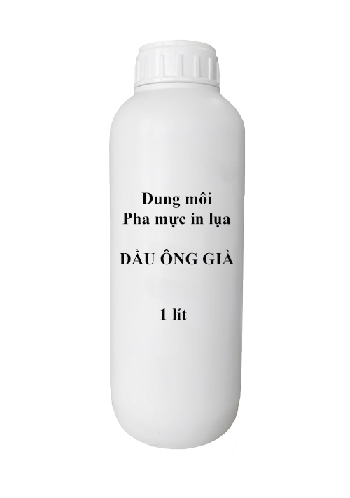 Dung môi pha mực in lụa - tẩy rửa mực bám trên khung lụa - dầu ông già Xiclohexanon
