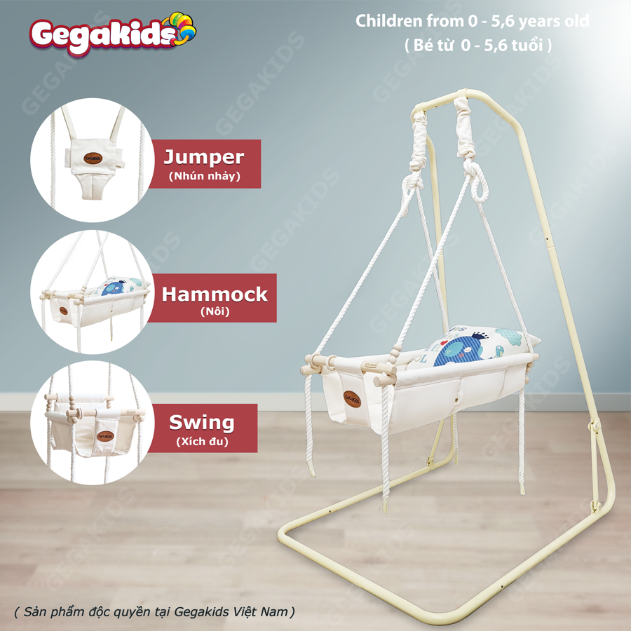 Gegakids - - combo - khung l cao cấp kiểu dáng châu âu