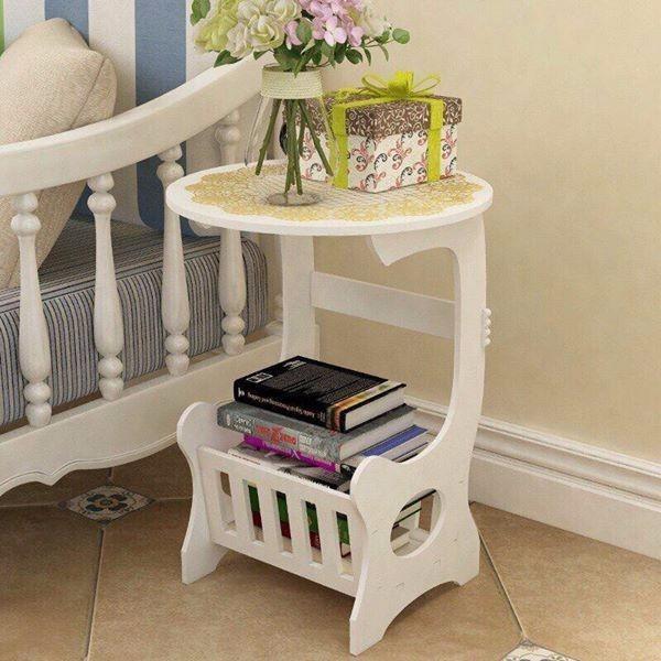 Kệ bàn tròn để đầu giường cao cấp