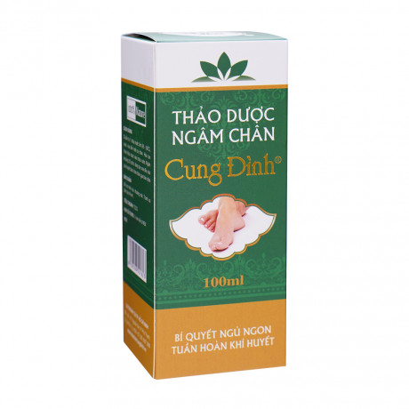 Thảo dược ngâm chân Cung Đình giúp lưu thông kinh mạch, thư giãn thần kinh kích thích ngủ ngon