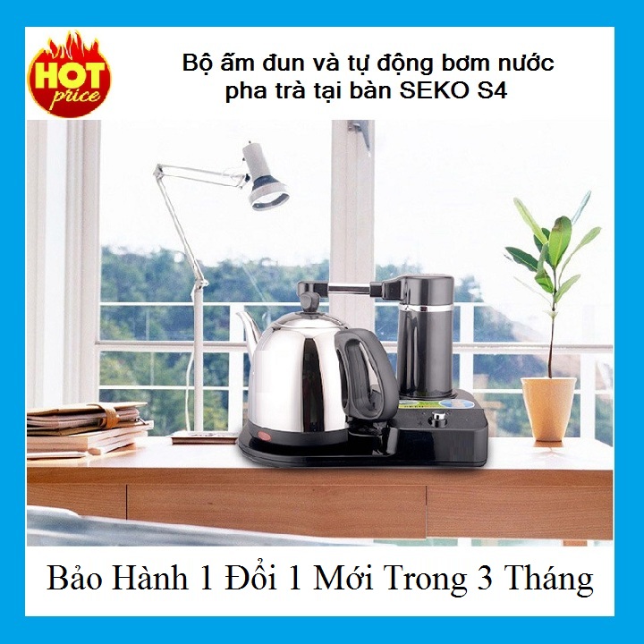 Ấm đun nước pha trà tự động tại bàn SEKO S4