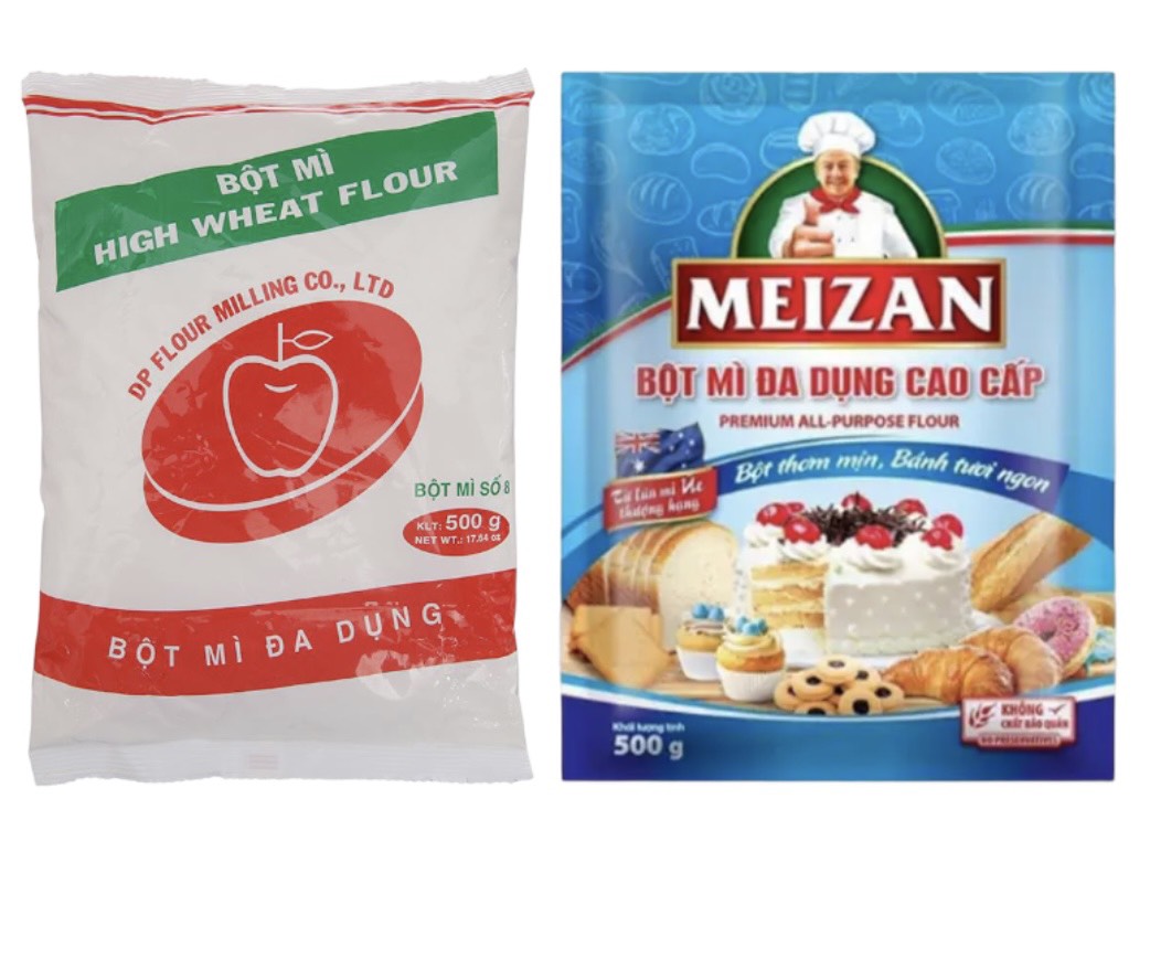 Bột mì đa dụng số 8 Táo đỏ/Meizan gói